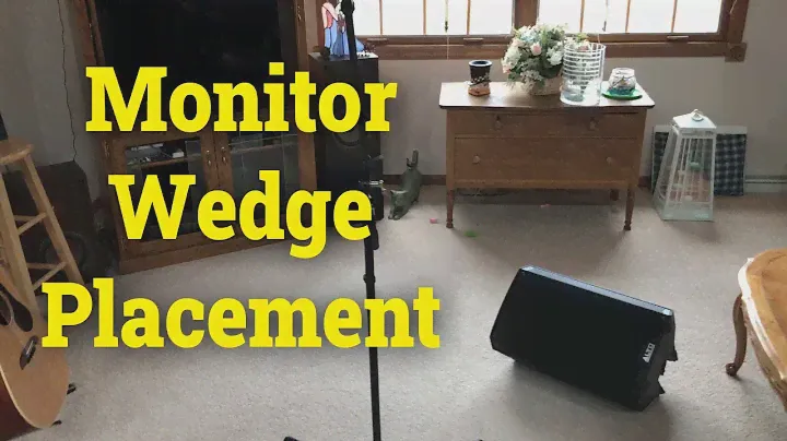 Monitor Wedge Stage Placement, Live Sound.
