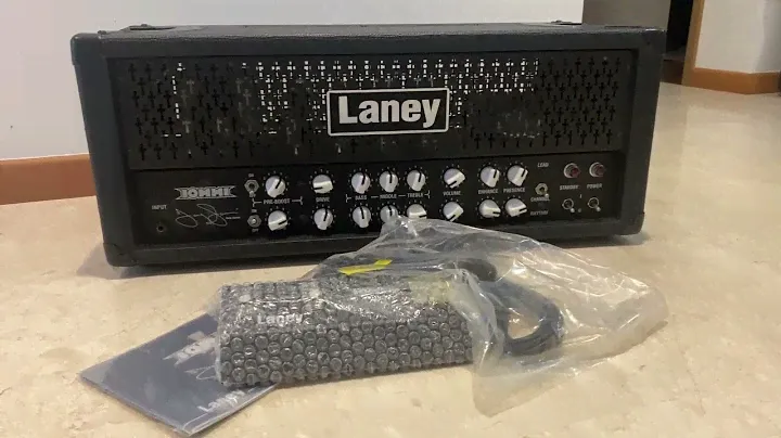 Laney Tony Iommi Limited Edition amp head silent unboxing